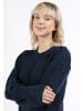 myMo Damen Strickpullover in Navy