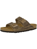 Birkenstock Sandale Arizona Nubukleder schmal in braun