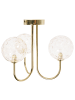 Beliani Deckenleuchten ANADYR in Beige/Gold - (W) 30 x (H) 29 x (L) 12 cm