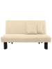 58 aufm Kessel FALTSOFA Kalomira Bezug Flachgewebe Metall schwarz / beige