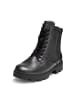 VITAFORM Softnappaleder Stiefeletten in schwarz/metallic