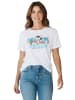 Snoopy Peanuts Snoopy T-Shirt Beach Fun in the Sun Oberteil Shirt Top in weiß