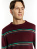 MO Herren Pullover in Bordeaux Mehrfarbig