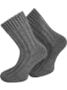 normani 2 Paar Alpaka-Socken mit Wolle in Anthrazit