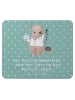 Mr. & Mrs. Panda Mousepad Hotelfachmann Lebensweisheit mit Spruch in Meeresbrise