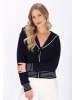 DreiMaster Maritim Cardigan in navy offwhite