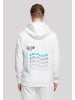 F4NT4STIC Basic Hoodie Self Love Back HOODIE in weiß