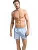 Hanro Boxershorts Fancy Woven in Hellblau