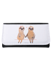 Mr. & Mrs. Panda Portemonnaie Faultier Pärchen ohne Spruch in Weiß