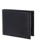 oxmox Leather Geldbörse RFID Schutz Leder 11 cm schwarz-turtle 2.0