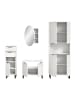 ebuy24 Badmöbelset Riff Weiß 105 x 34 cm