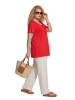 Shape Of You Blouse in Rot