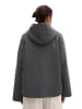 Marc O'Polo Woll-Kapuzen-Cape-Jacke relaxed in Dark Granite Melange
