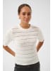 Kaffe Strickpullover KAkaren Regular fit in Chalk
