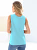 Sieh an! Top in aqua