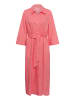 CULTURE Kleid CUannille Casual fit in Coral/White Stripe