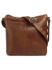 SPIKES & SPARROW Umhängetasche echt Leder in cognac