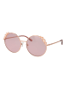 Guess Damen Sonnenbrillen Rund Roségold