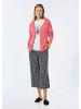 GOLDNER Offene Strickjacke in Kurzform in koralle