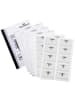 Durable Namensschilder Set 54x90mm Kombiklemme