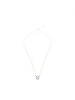 COFI 1453 Elegantes Halsband modische Kette Silber 925 mit Steine in Silber