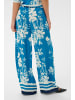 SAINT TROPEZ Casual Hose RashedaSZ Lockere Passform in Vallarta Blue Flower Bouquet
