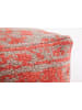 Kayoom Sitzkissen Paramount Pouf & Cushion Set 310 80 x 80 cm in rot - taupe