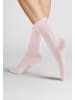 Hudson Socken Relax Cotton druckfreier Bund in Rosa