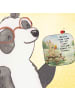 Mr. & Mrs. Panda Coaster Hase Pommes Design mit Spruch in Weiß