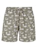 Urban Classics Urban Classics Badeshorts in paleolive/white