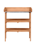 Beliani Pflanztisch ROSAZZA in Braun - (W) 76 x (H) 92 x (L) 35 cm