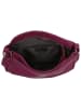 Toscanto Leder Schultertasche Toscanto Tasche fuchsia, pink ca. 40cm
