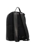 Greenburry Pure Black Rucksack Leder 46 cm Laptopfach in black