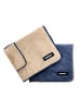 FLUFFINO FLUFFINO® Hundehandtuch Mikrofaser – 2er-Pack - 120 x 70 cm - Beige & Blau