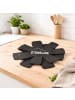 Stoneline Pfannenschutz Set 2-teilig | Schwarz in Schwarz