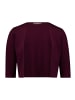 Vera Mont Strickbolero langarm in Strong Aubergine
