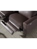 Angel Cerdá Relaxsofa 6366 in Schwarz / Schokolade – (B)206 x (H)89 x (T)98 cm