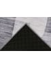 Teppich Boss Kurzflor Teppich Basil 225 Silber - Silber