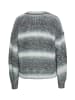 Usha Damen Strickpullover in Grau Mehrfarbig