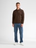 Petrol Industries Polo-Pullover mit Reißverschluss millhall in Braun