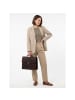 Jost Glasgow Aktentasche RFID Schutz Leder 40 cm Laptopfach brown