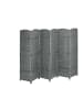 relaxdays Paravent in Grau - (B)241 x (H)170 cm