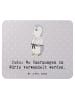 Mr. & Mrs. Panda Mouse Pad Judo Umarmungen mit Spruch in Grau Pastell