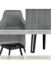 tectake Polstersessel gepolstert, in Samtoptik, gesteppt, 58 x 62 x 82 cm