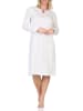 NORMANN Langarm Nachthemd klassische Design Knopfleiste am Hals - 87428 in altrose