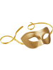 tectake Elegante Halbmaske in Einheitsgröße, gold