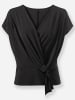 Heine Wickelshirt in schwarz