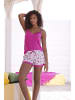 LASCANA Shorty in Fuchsia