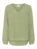Kaffe Langarm-Bluse Amber Regular fit in Oil Green