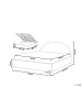 Beliani Doppelbett VAUCLUSE in Weiß - (W) 174 x (H) 112 x (L) 214 cm